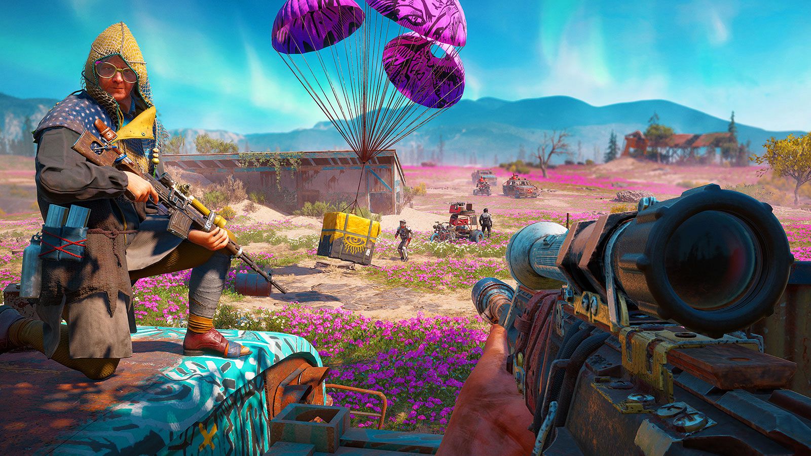 Captura de una partida del nuevo 'Far Cry: New Dawn' de Ubisoft