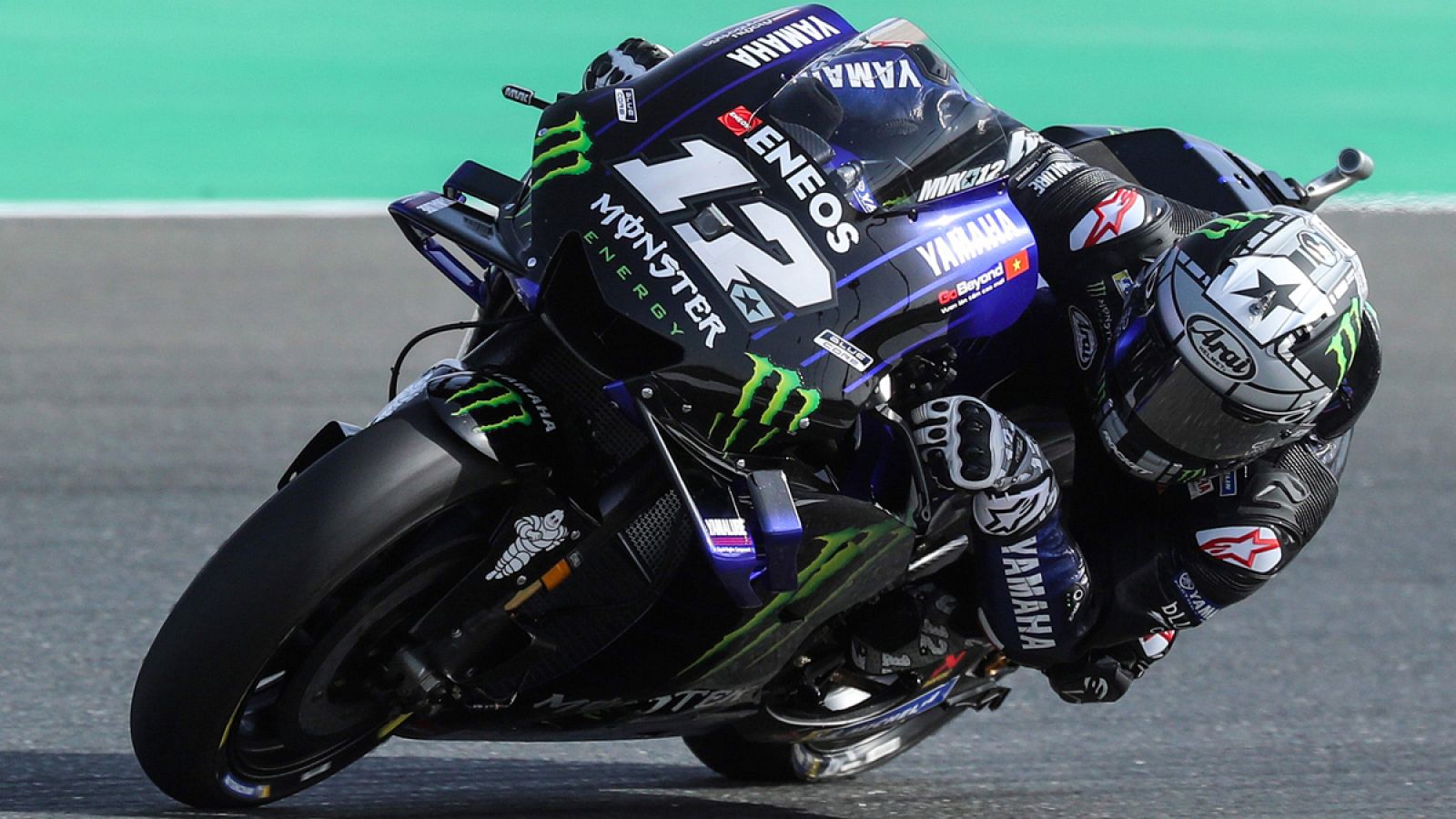 Maverick Viñales, durante los entrenamientos del Gran Premio de Catar de MotoGP