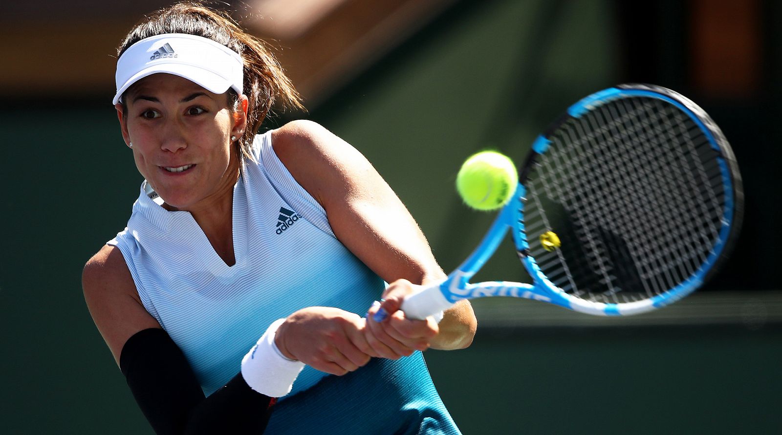 Garbiñe Muguruza, en Indian Wells.