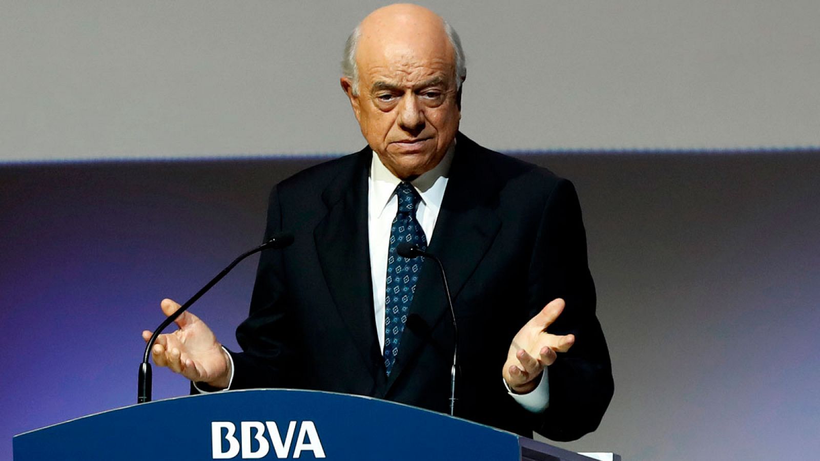 Francisco González, expresidente del BBVA, en una imagen de archivo