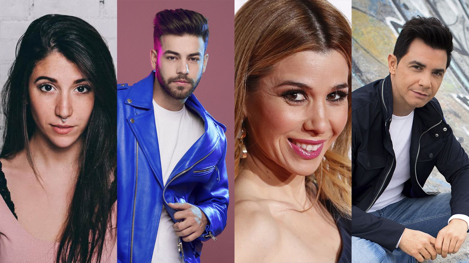 Bely Basarte, Agoney, Natalia Rodríguez y David Civera, concursantes de la Gala 6