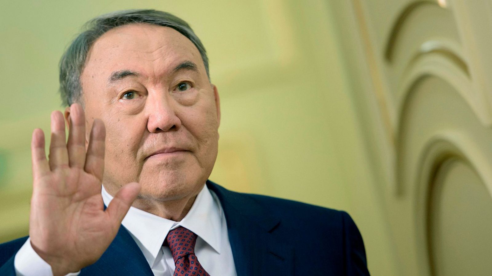 Imagen de archivo de Nursultán Nazarbáyev, presidente de Kazajstán (Foto: Brendan SMIALOWSKI/ Afp)