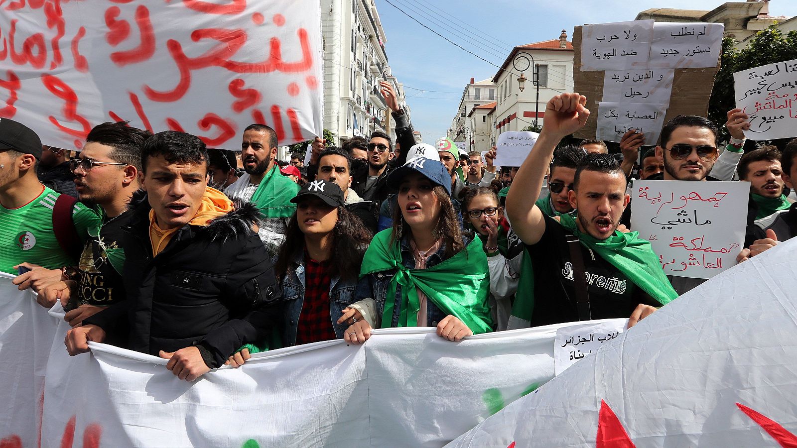 Las protestas se han desarrollado en Argelia por sexto viernes consecutivo contra Bouteflika y su círculo de poder.