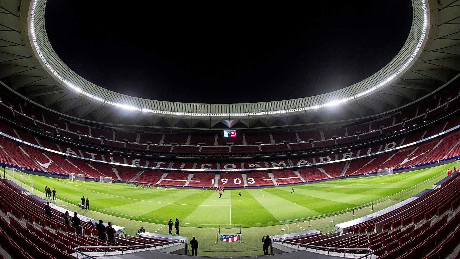 Imagen del Wanda Metropolitano, sede de la final de la Champions.