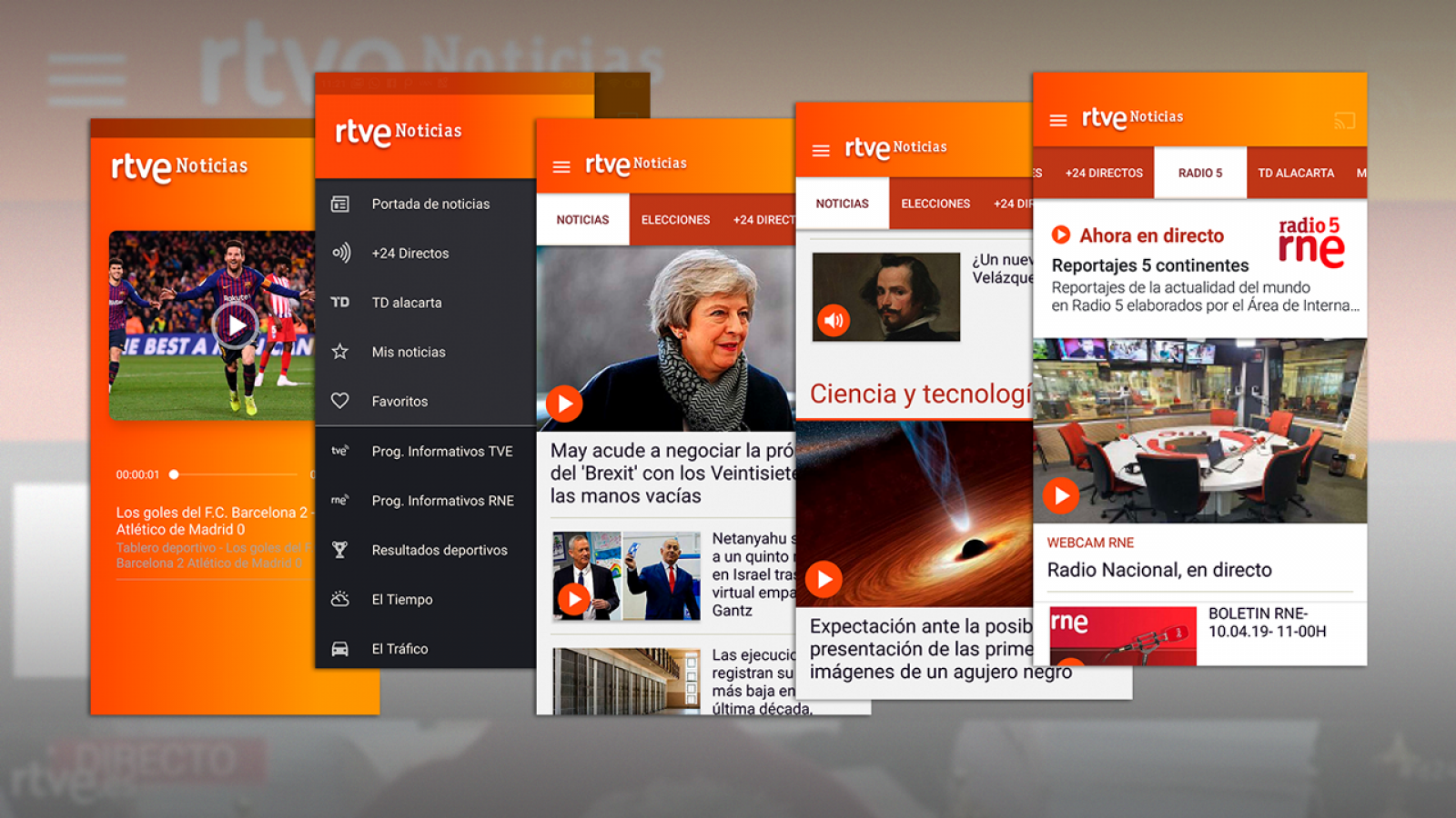 Estrenamos RTVE Noticias, la nueva aplicación de informativos para dispositivos móviles.