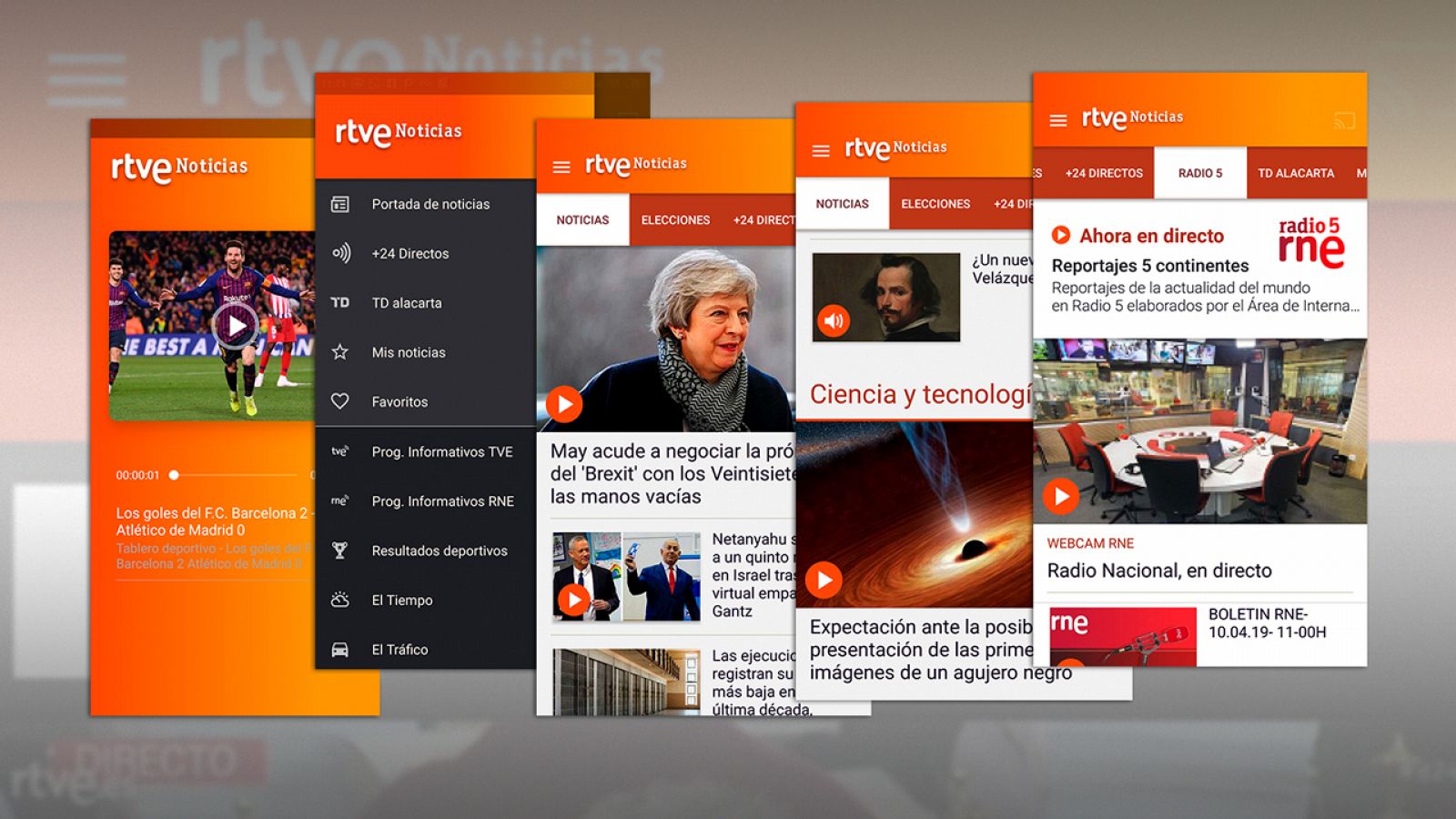 La nueva app de 'RTVE Noticias'