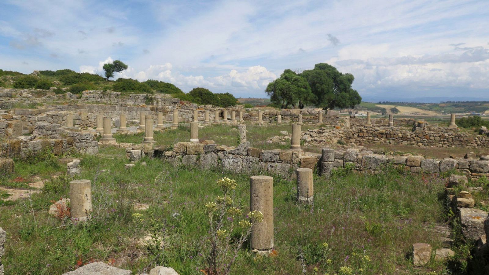 Vista general de la ciudad romana de Lixus, en el norte de Marruecos