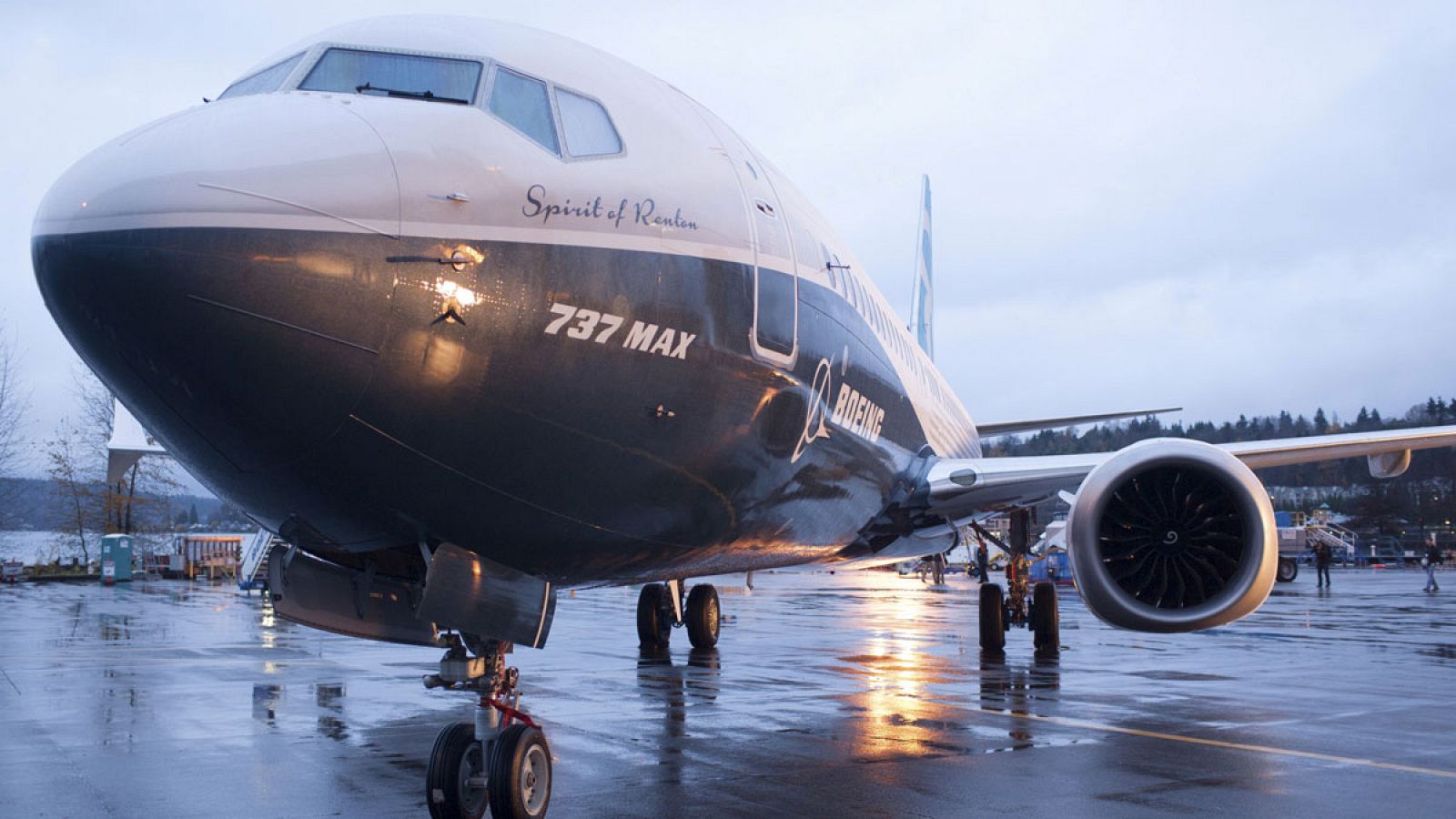 Imagen de archivo de un Boeing 737 MAX en la planta de Boeing en Renton, Washington (EE.UU.).