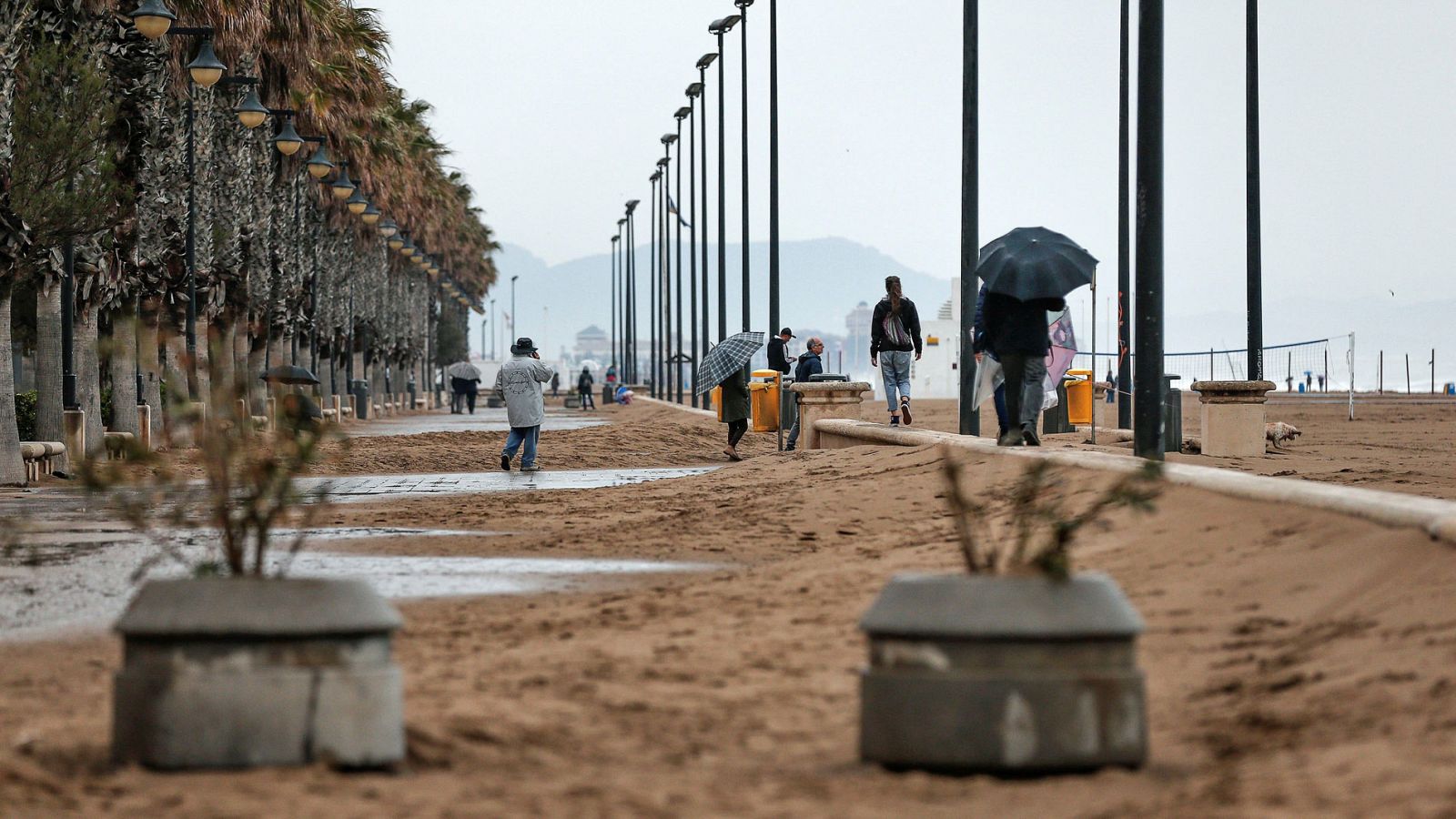 Fuertes lluvias en la Comunidad Valenciana