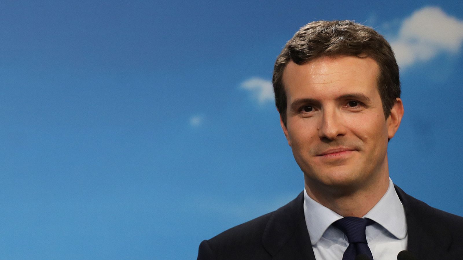 El presidente del PP y candidato a la Presidencia, Pablo Casado