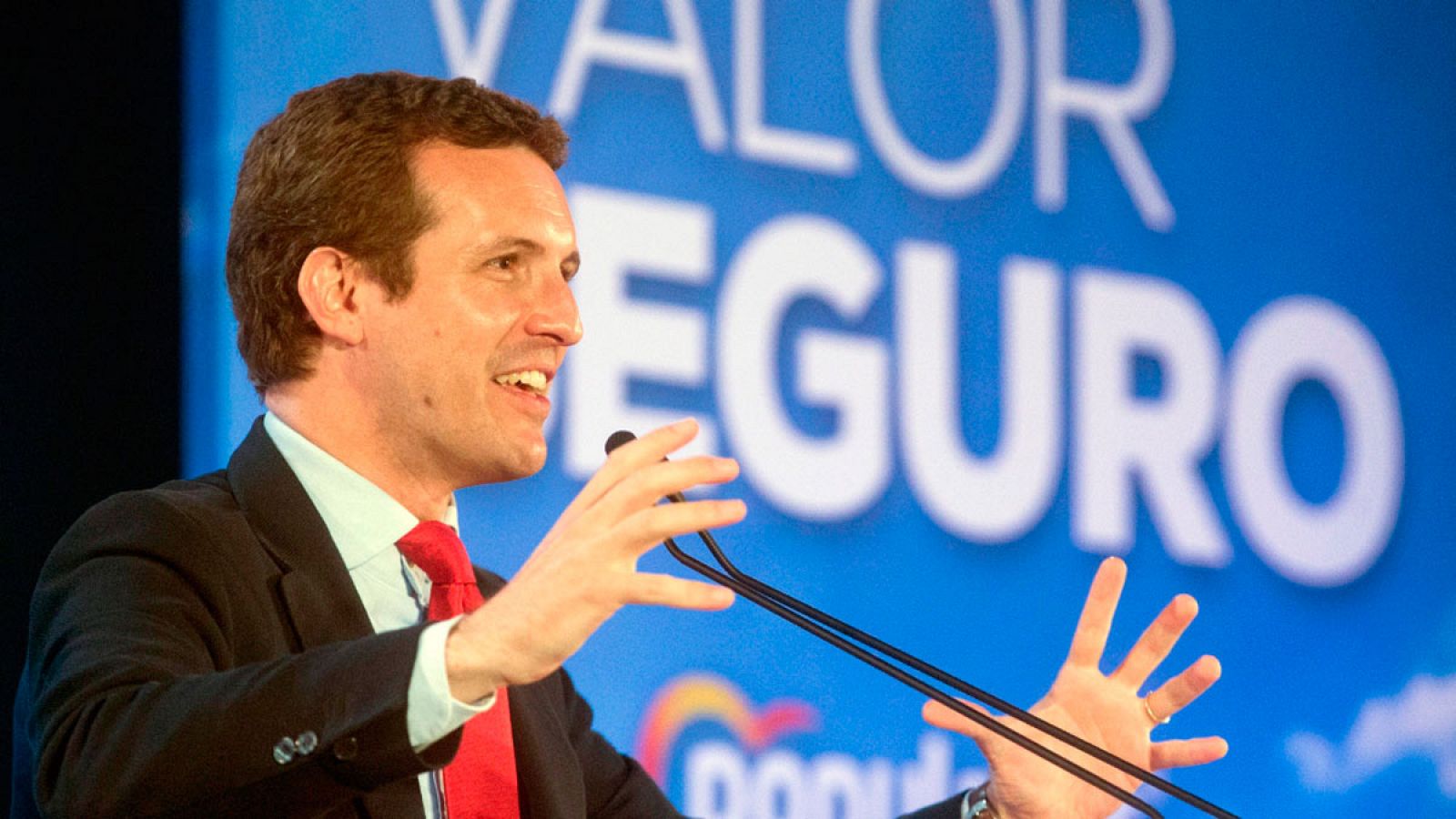 El presidente del PP y candidato a las elecciones generales 2019, Pablo Casado