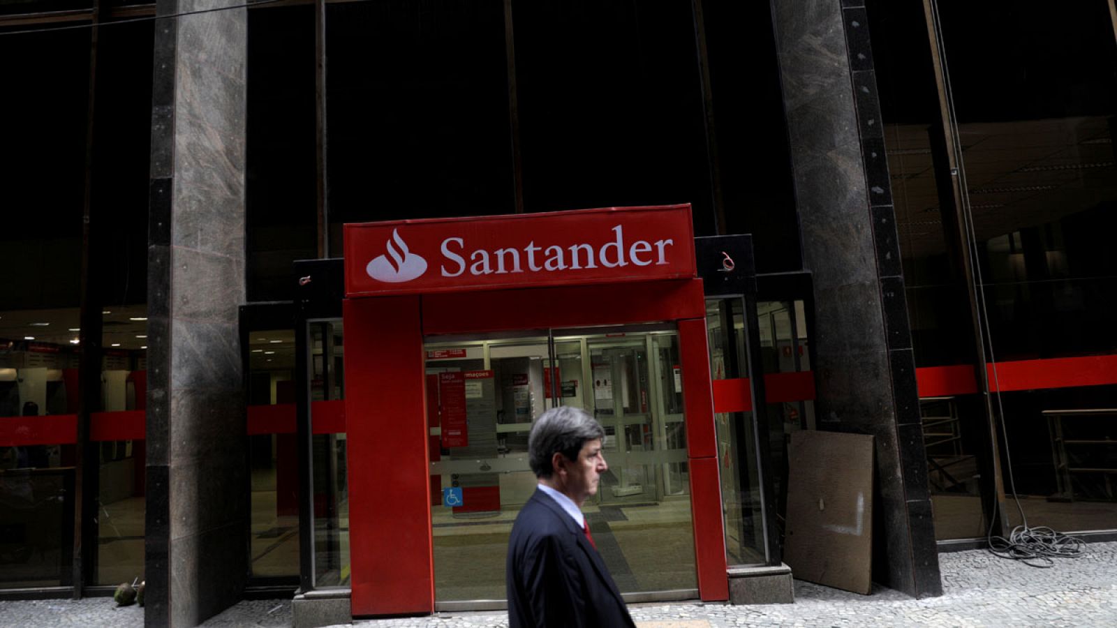 Una sucursal del Santander en Brasil