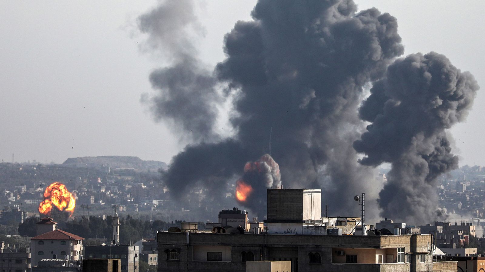 La Franja de Gaza tras los bombardeos de Israel