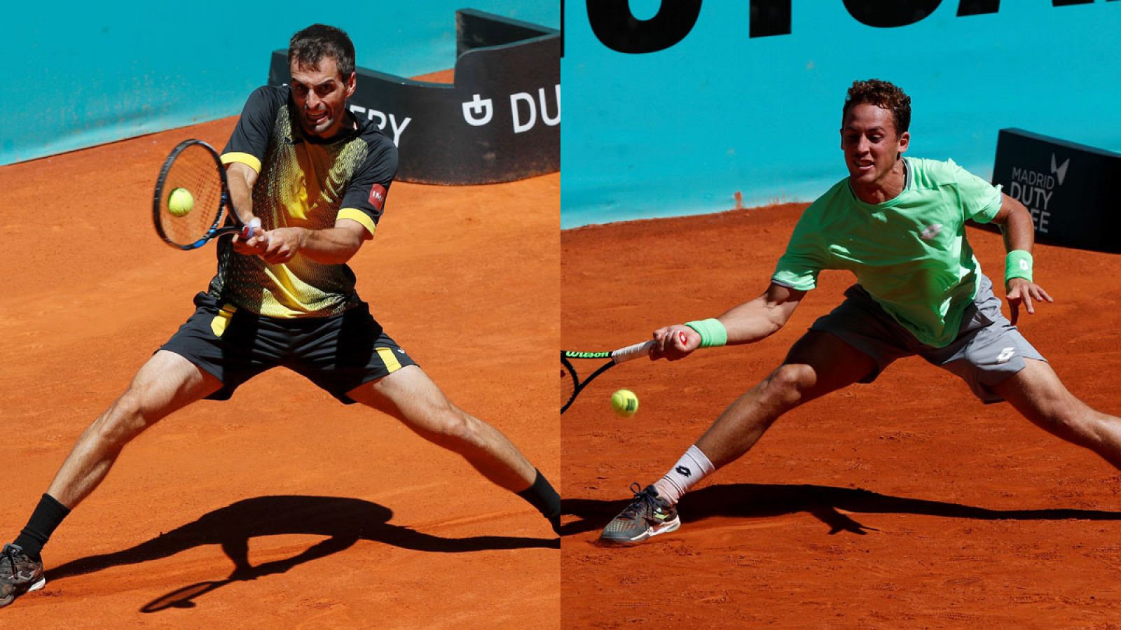 Ramos y Carballés, victoriosos en la primera jornada del Madrid Open