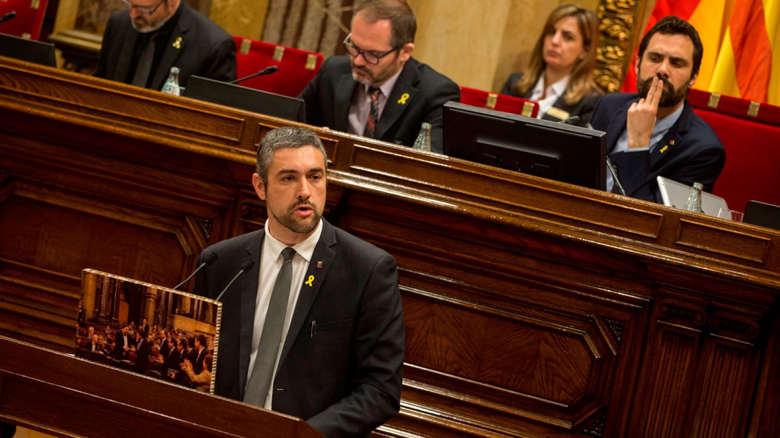 Bernat Soler, alcalde de Agramunt (Lleida) y diputado autonómico de ERC, en una imagen de archivo
