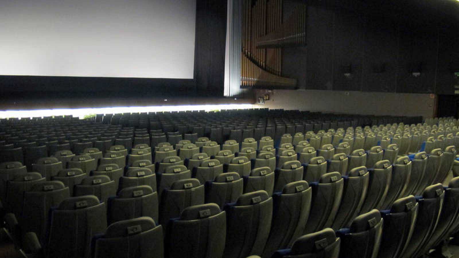 Sala de cine de Madrid.