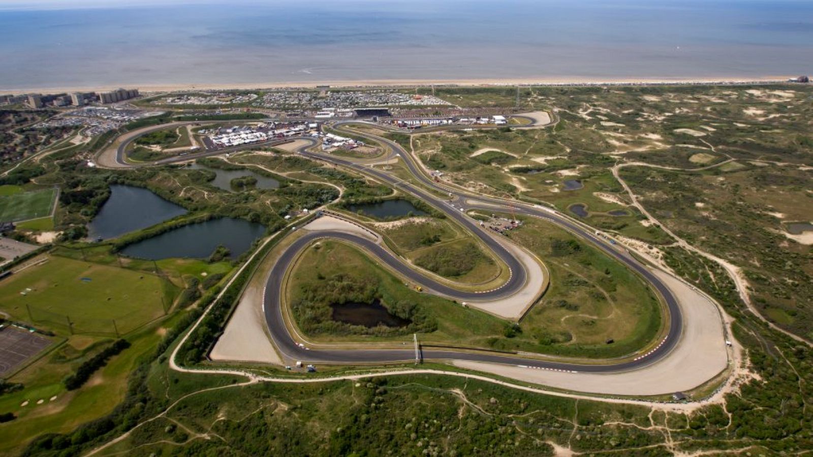 Imagen del circuito holandés de Zandvoort.