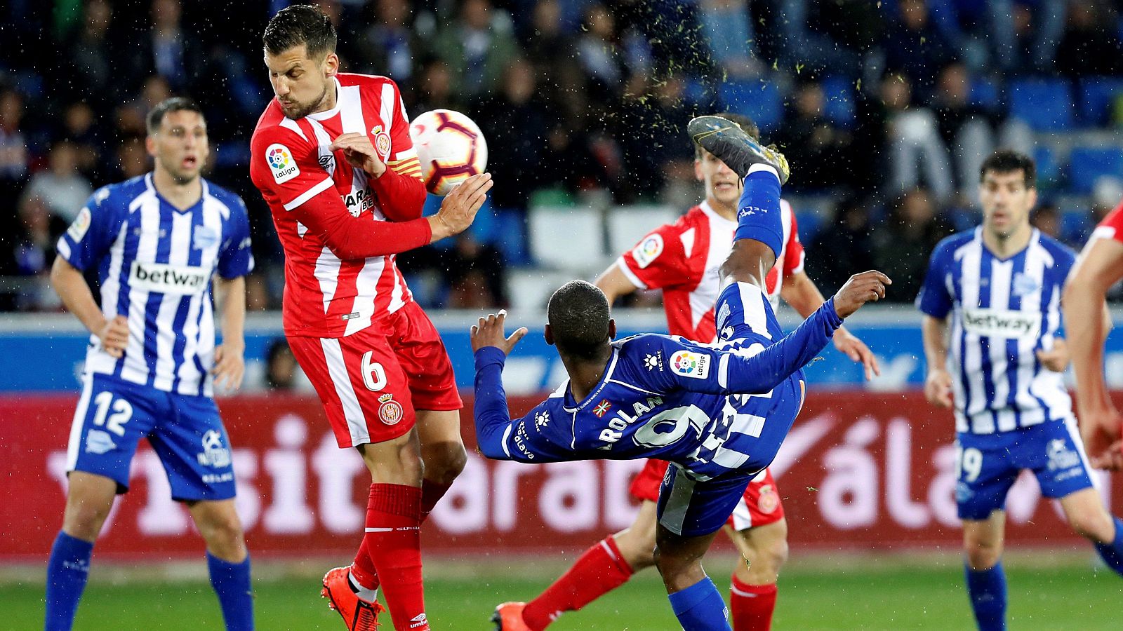 Imagen del partido Alavés - Girona de la jornada 38.