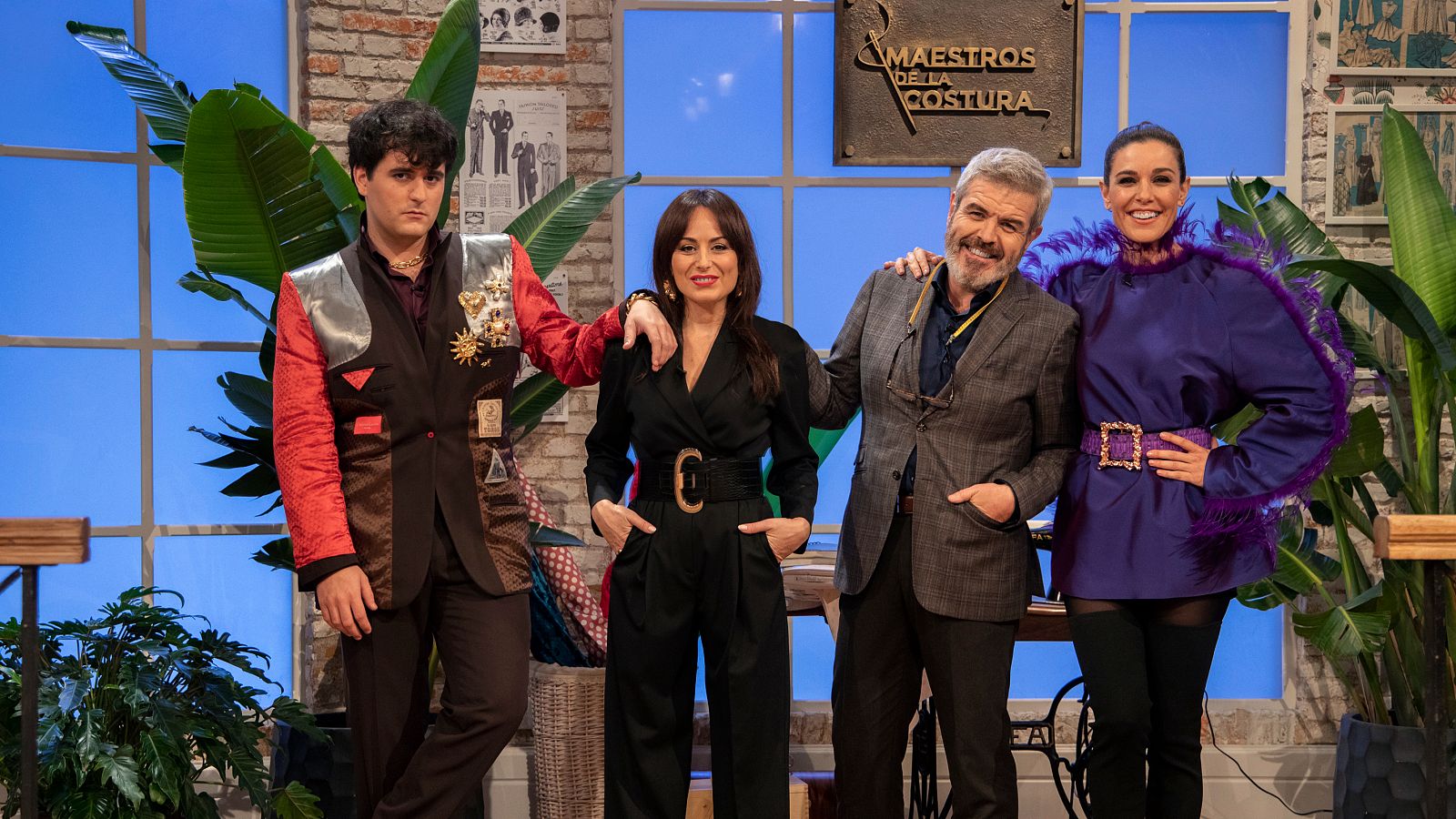 María Escoté, Fernando Palomo, Lorenzo Caprile y Raquel Sánchez Silva