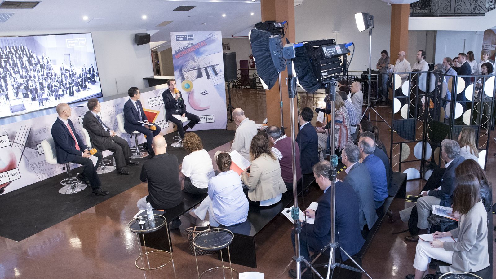 Rueda de prensa de la presentación de la temporada de la Orquesta y Coro RTVE