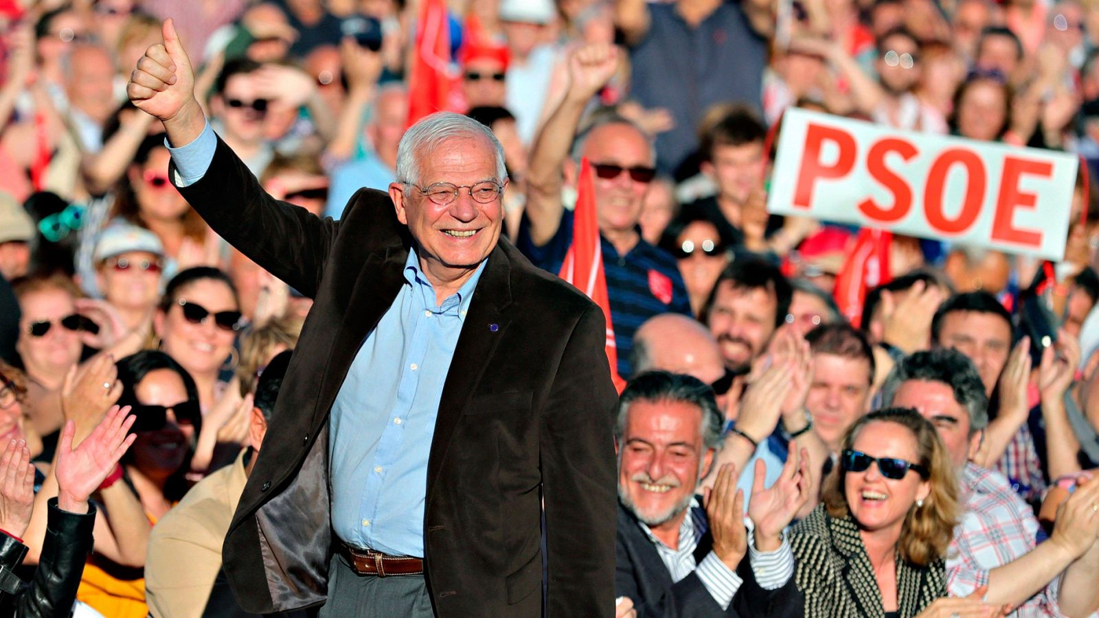 El candidato socialista en las elecciones europeas, Josep Borrell