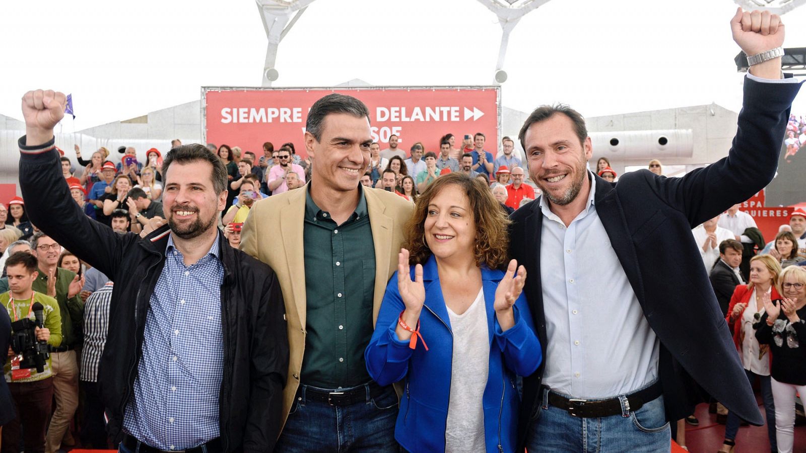 Acto electoral del PSOE en Valladolid