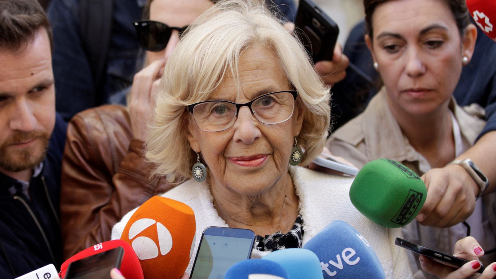 La alcaldesa en funciones de Madrid, Manuela Carmena