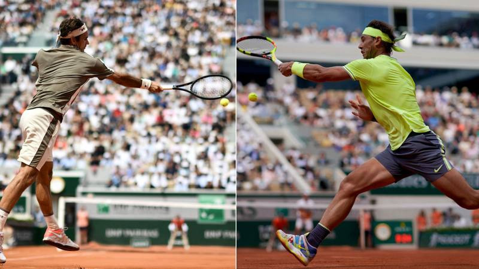 Nadal-Federer, duelo colosal en semifinales de Roland Garros 