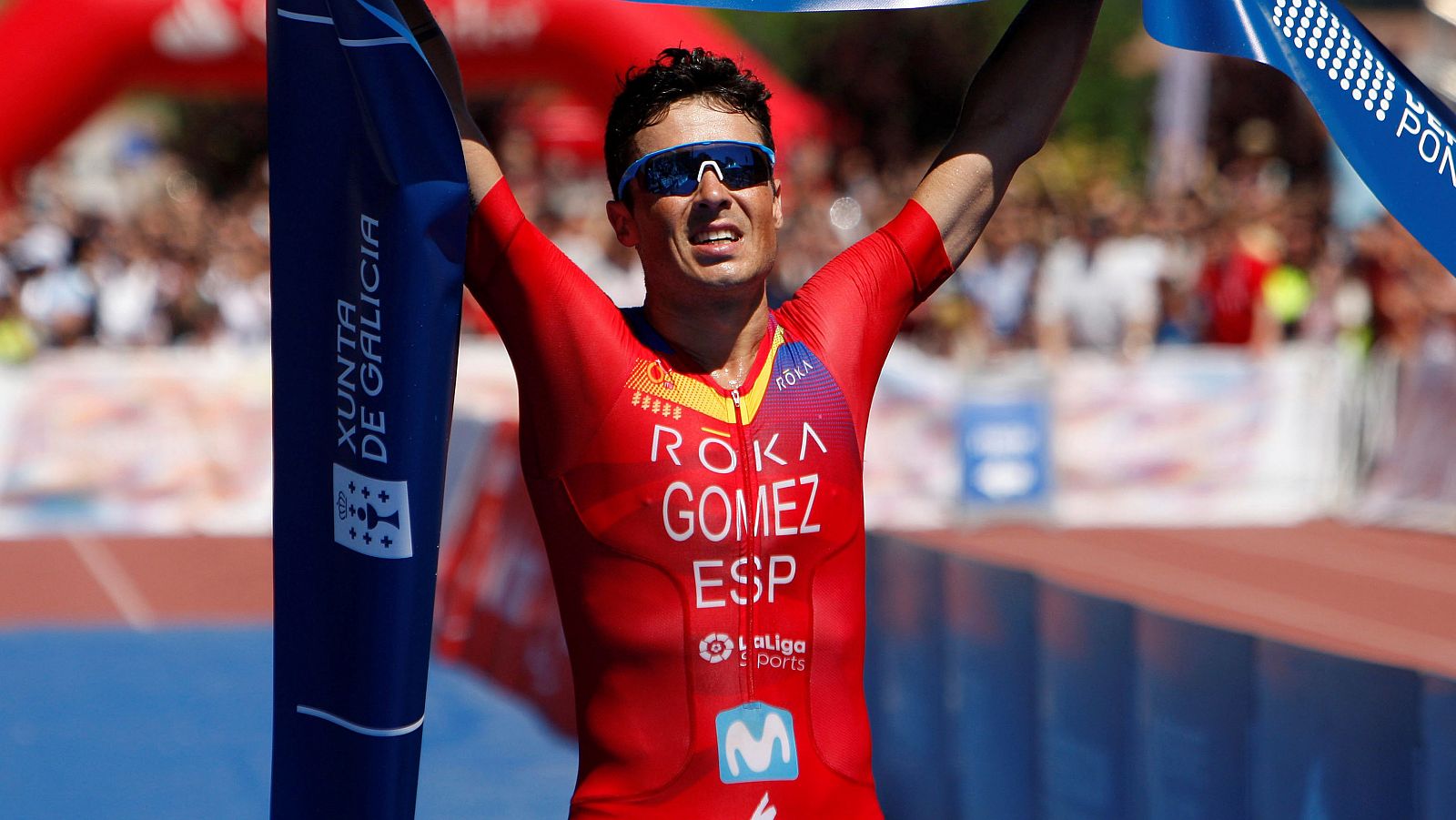 El triatleta español Javier Gómez Noya, en una prueba de esta temporada.