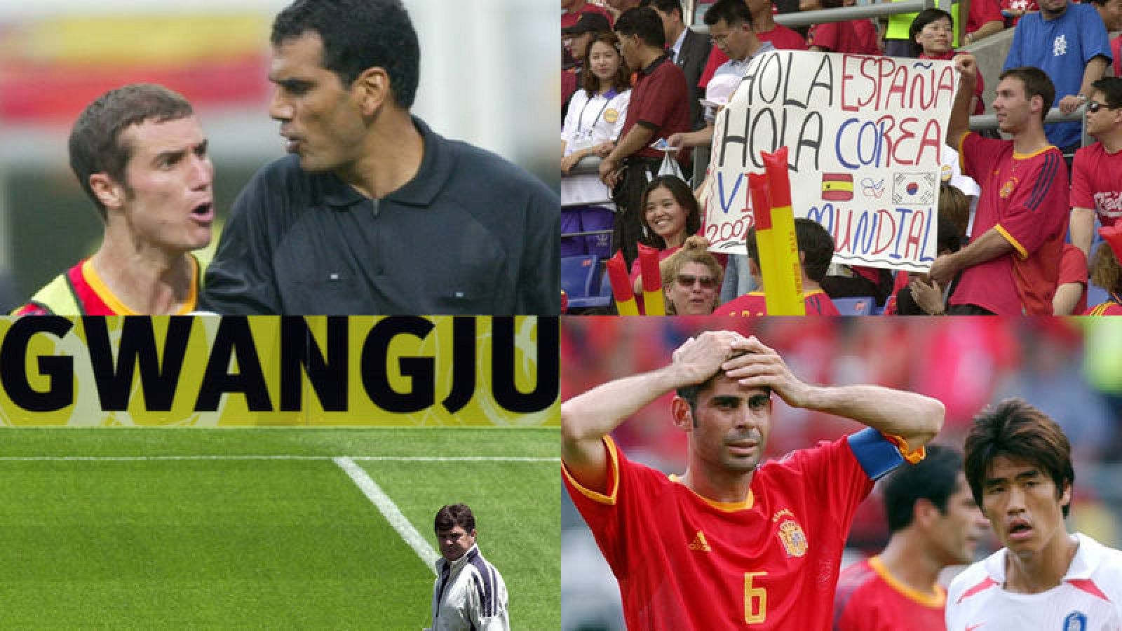Imágenes del Corea del Sur - España del Mundial de fútbol de 2002
