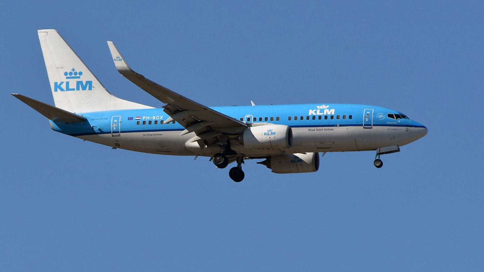 Imagen de archivo de un avión de la compañía holandesa KLM. PASCAL PAVANI / AFP