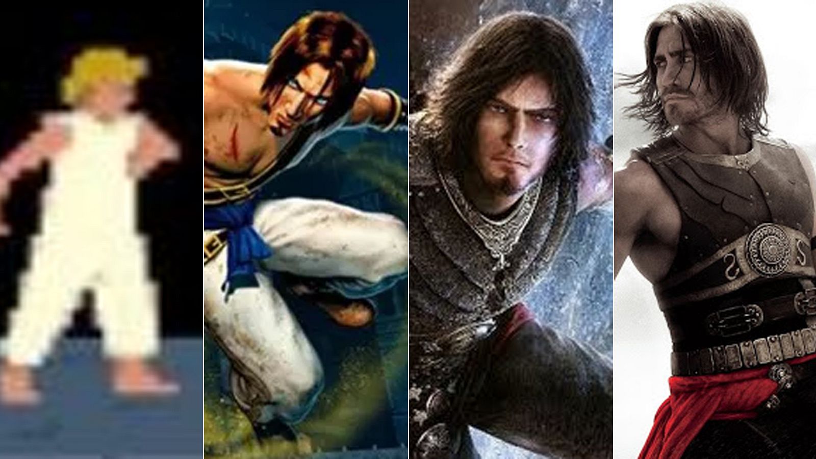 Capturas de varios videojuegos y películas de 'Prince of Persia.