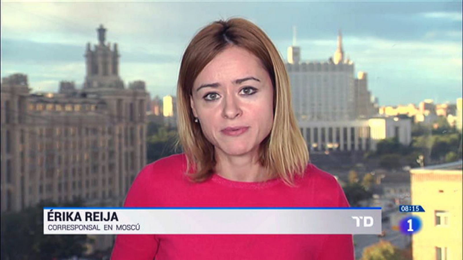 Erika Reija López, corresponsal de TVE en Moscú