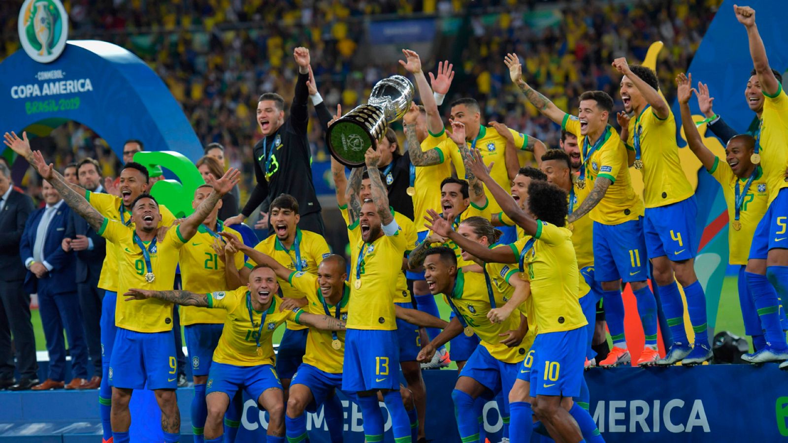 Brasil conquista su novena Copa América