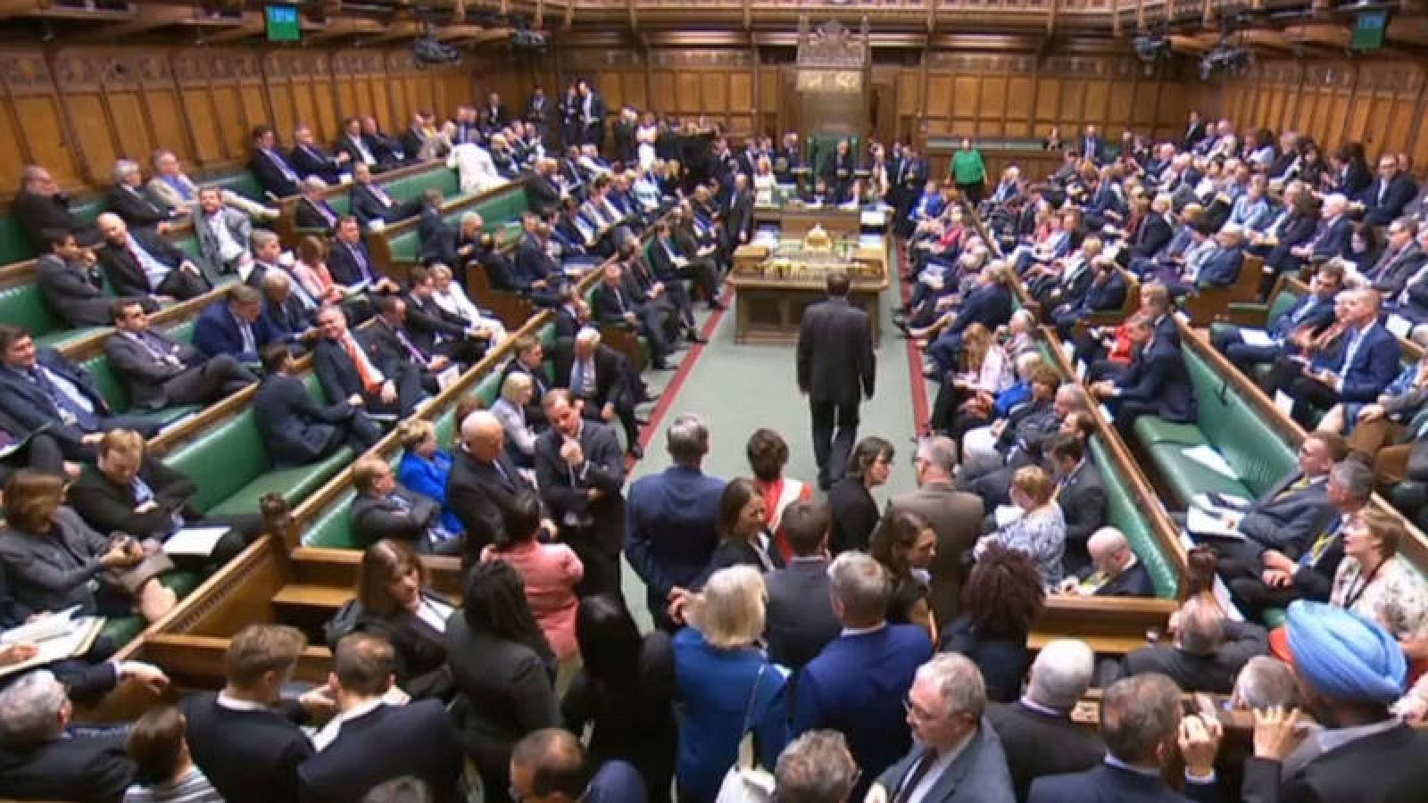Imagen de los diputados en el Parlamento británico