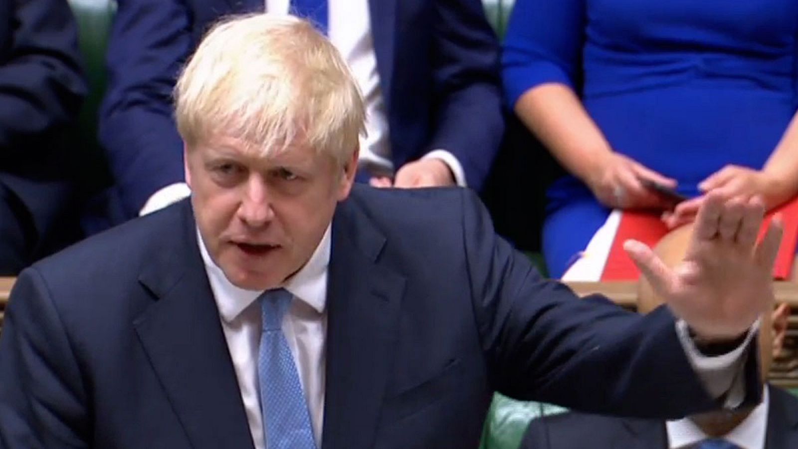 Boris Johnson, en su primer discurso como primer ministro ante el Parlamento