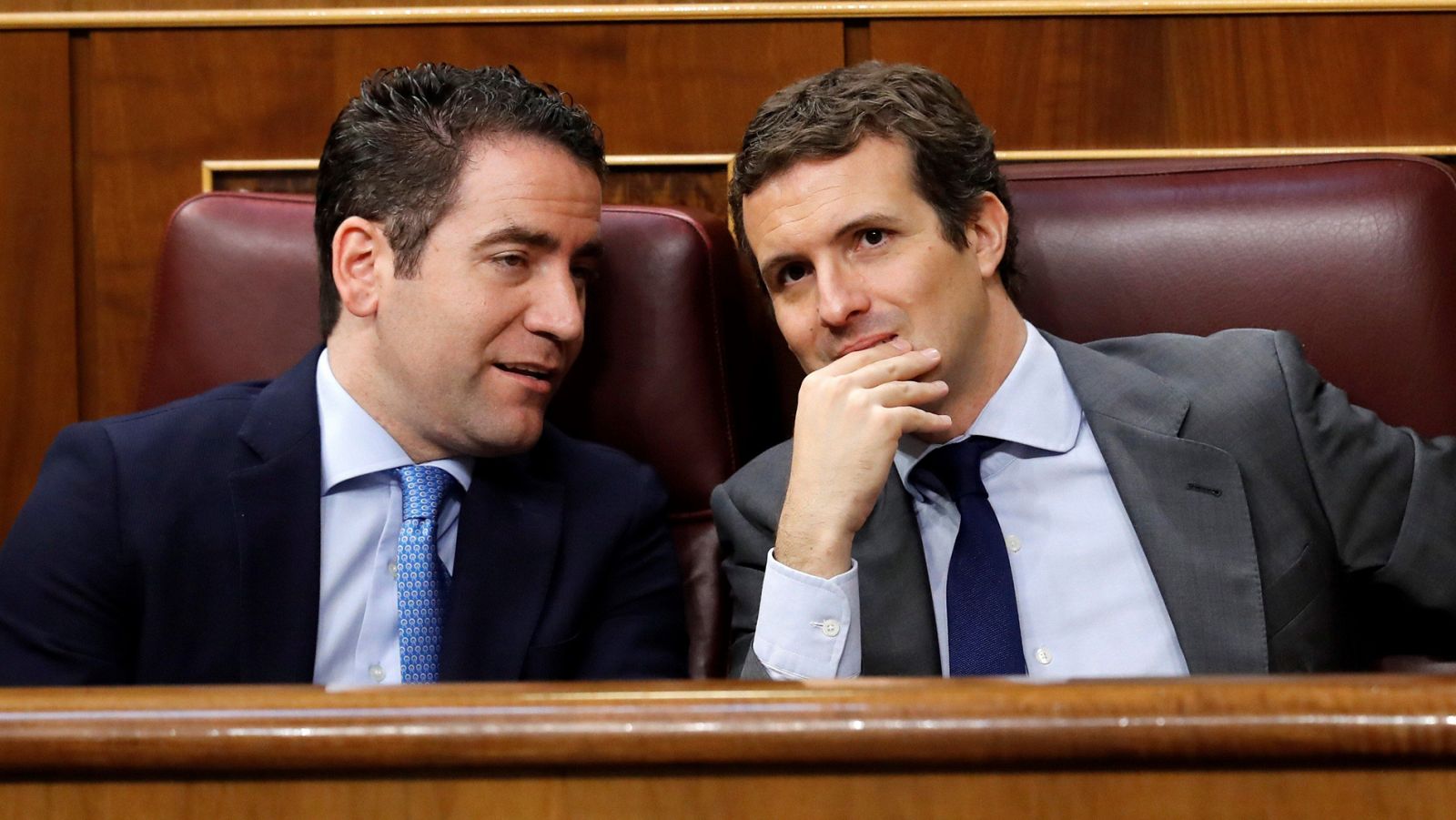 Teodoro García Egea y Pablo Casado