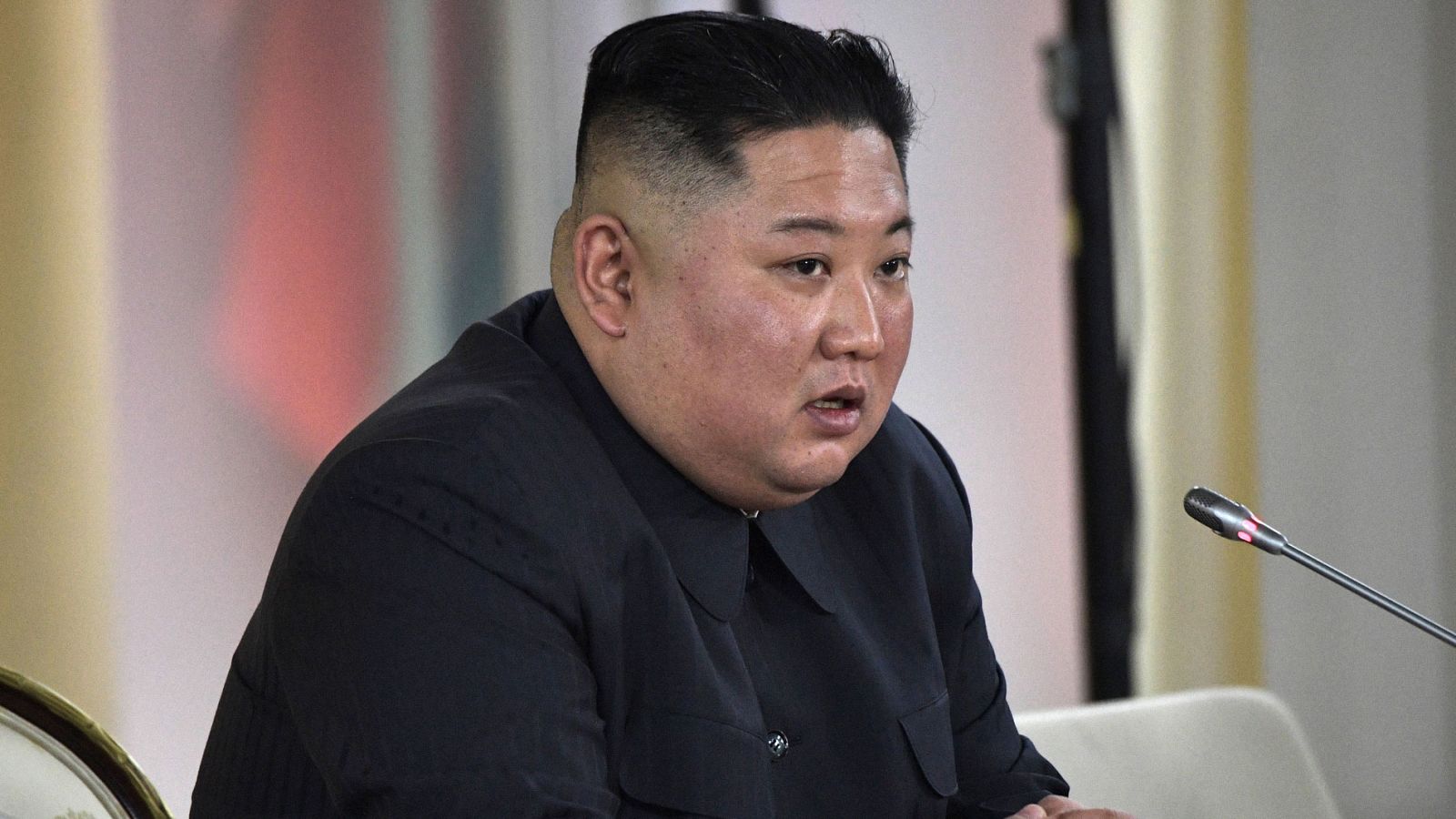 El líder norcoreano, Kim Jong-un, durante una reciente cumbre en Rusia