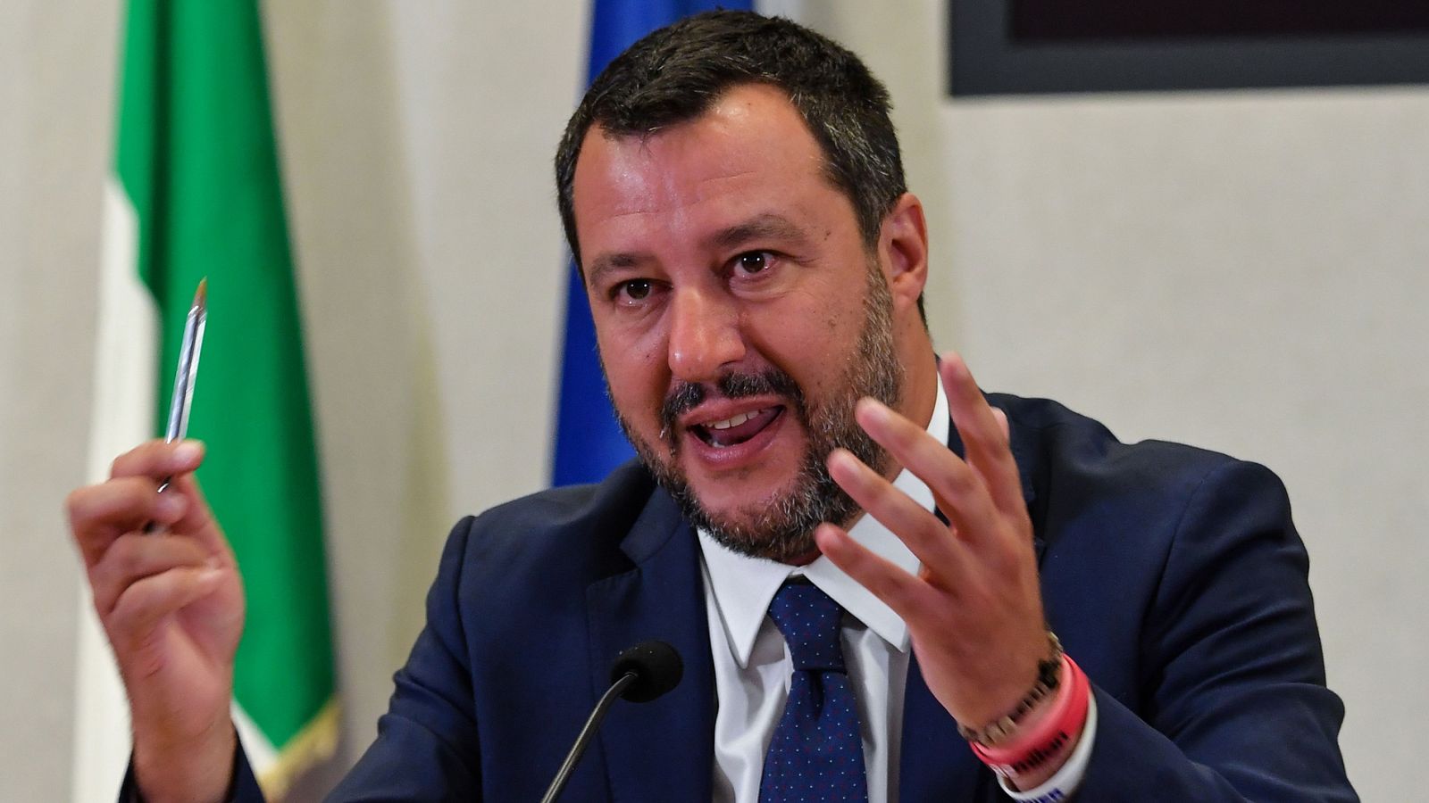 El vicepresidente y ministro del Interior italiano, Matteo Salvini, en una foto de archivo