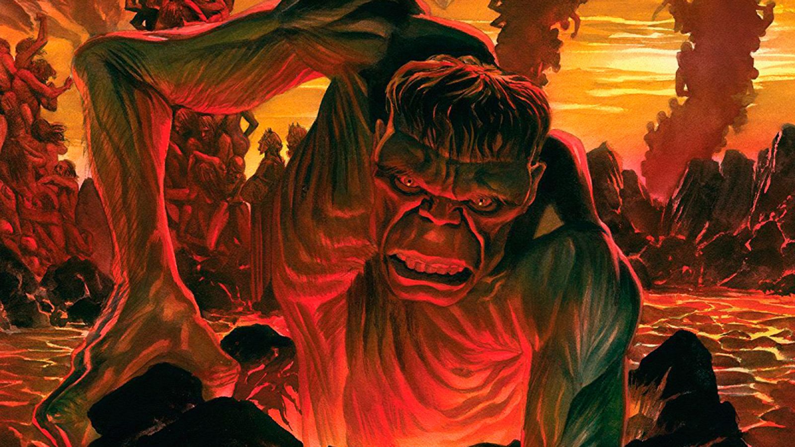 Detalle de una portada de 'El inmortal Hulk'