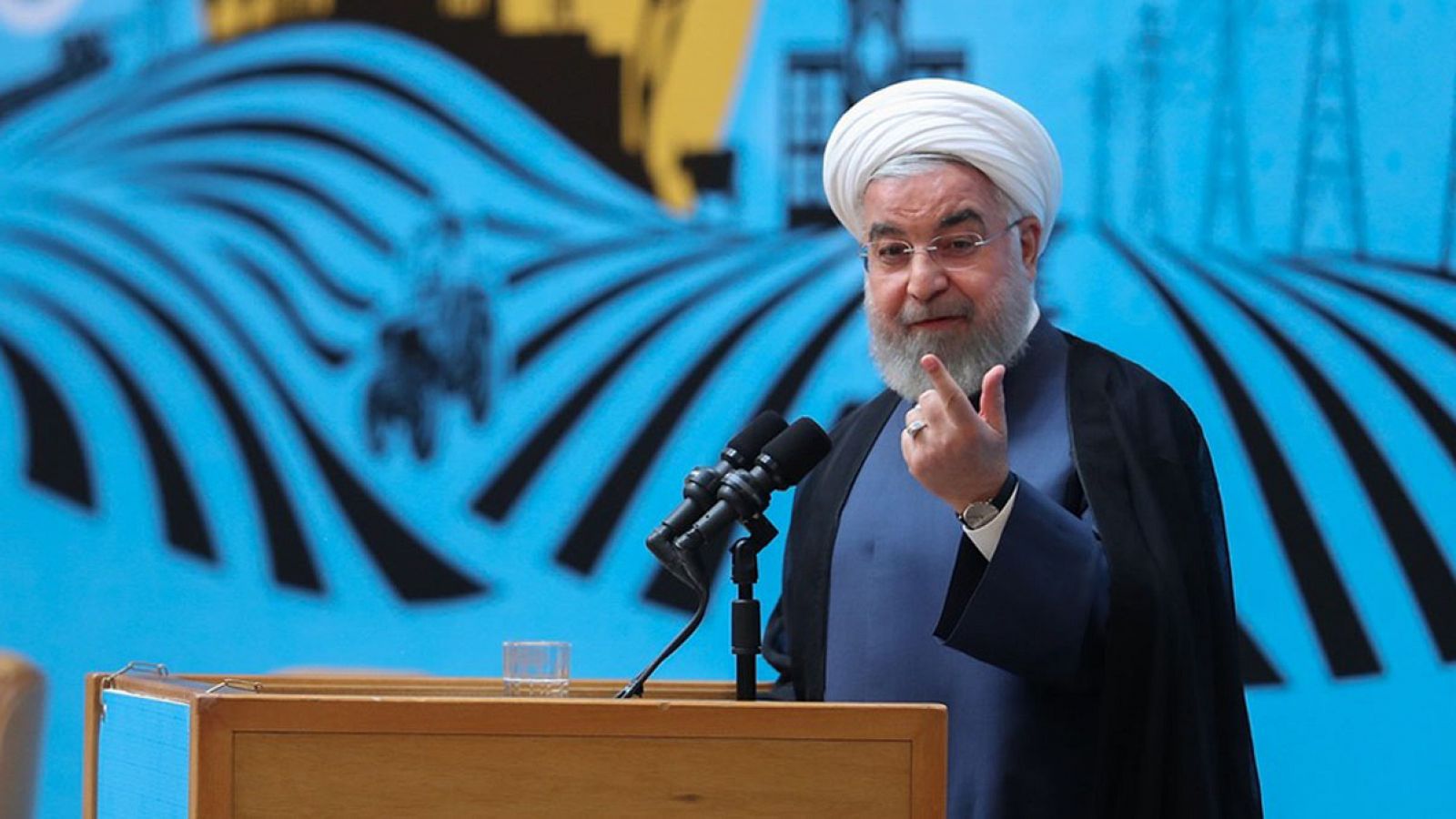 El presidente de Irán, Hasan Rohaní