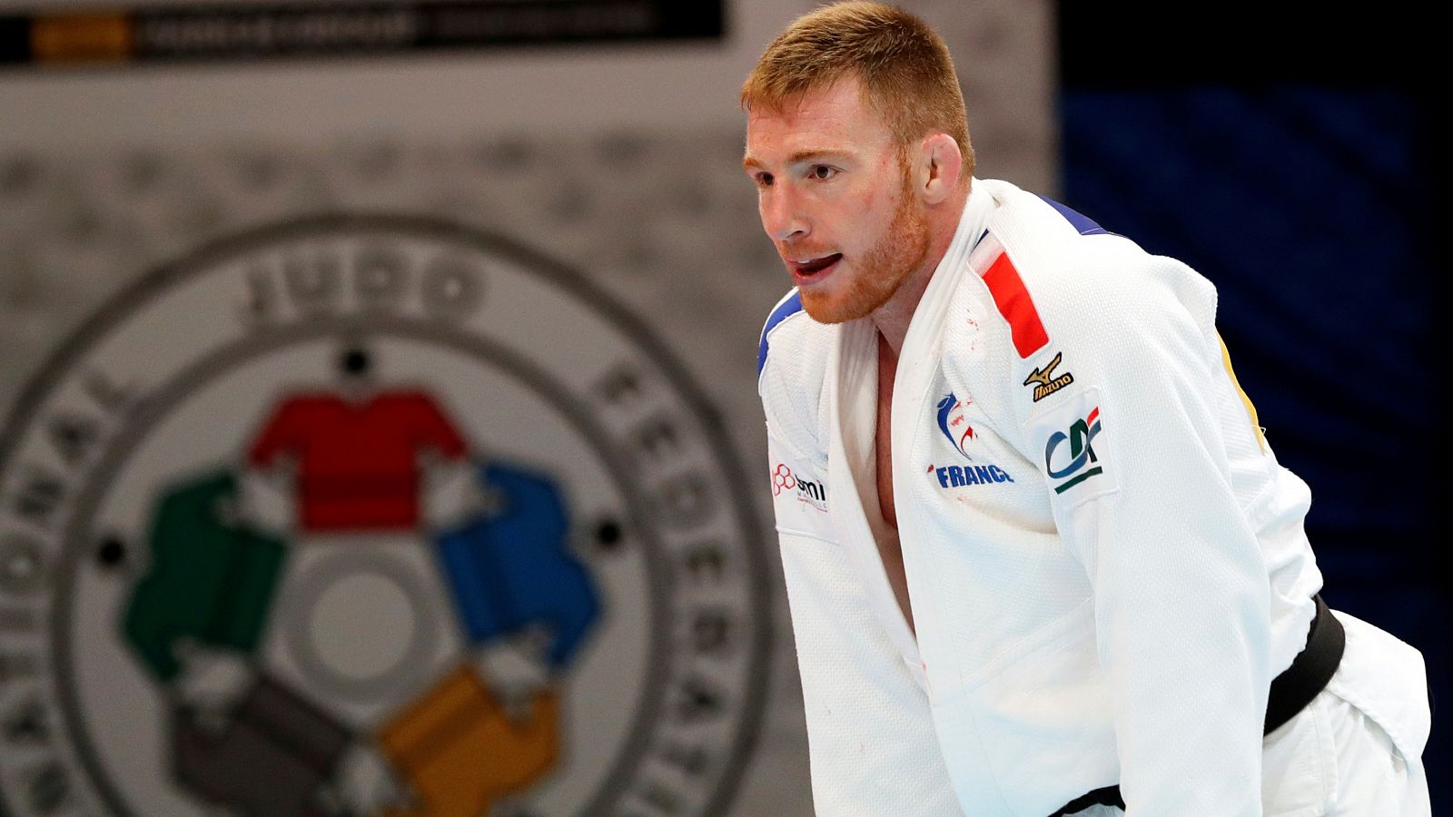 El francés Axel Clerget, 'verdugo' del español Nikoloz Sherazadishvili en el Mundial de Judo.