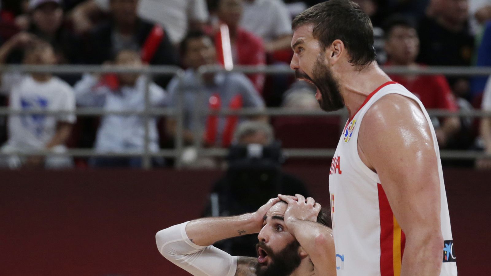 El pívot Marc Gasol, el más destacado de España en la semifinal contra Australia.