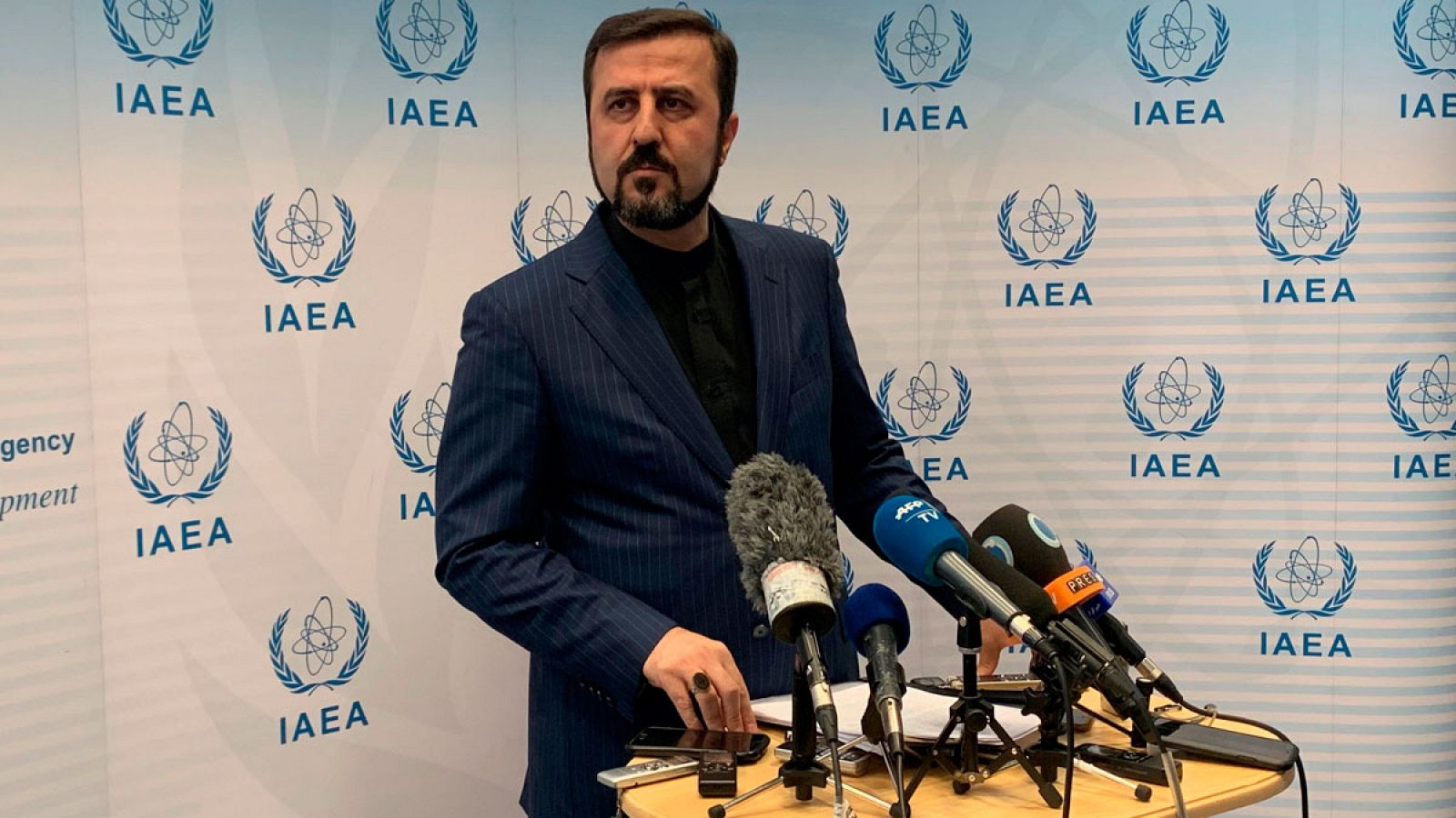 El embajador iraní ante el Organismo Internacional de Energía Atómica (OIEA), Kazem Gharib Abad