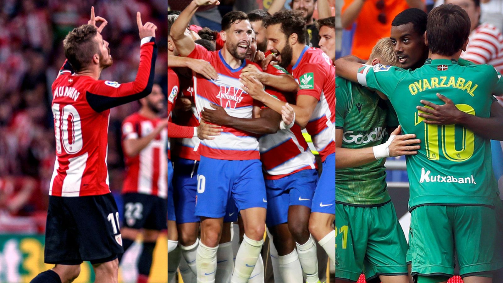 Athletic, Granada y Real Sociedad, los 'outsiders' de este inicio de Liga