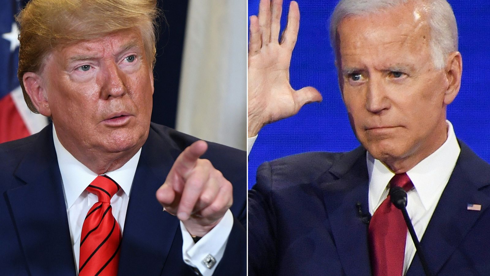 Donald Trump y Joe Biden