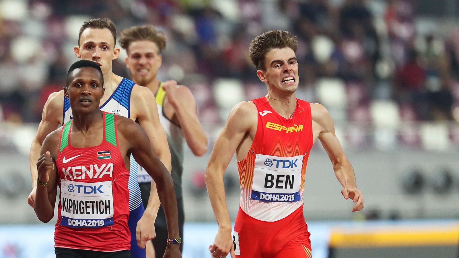 Adrián Ben y Álvaro de Arriba, clasificados para las semifinales de 800m
