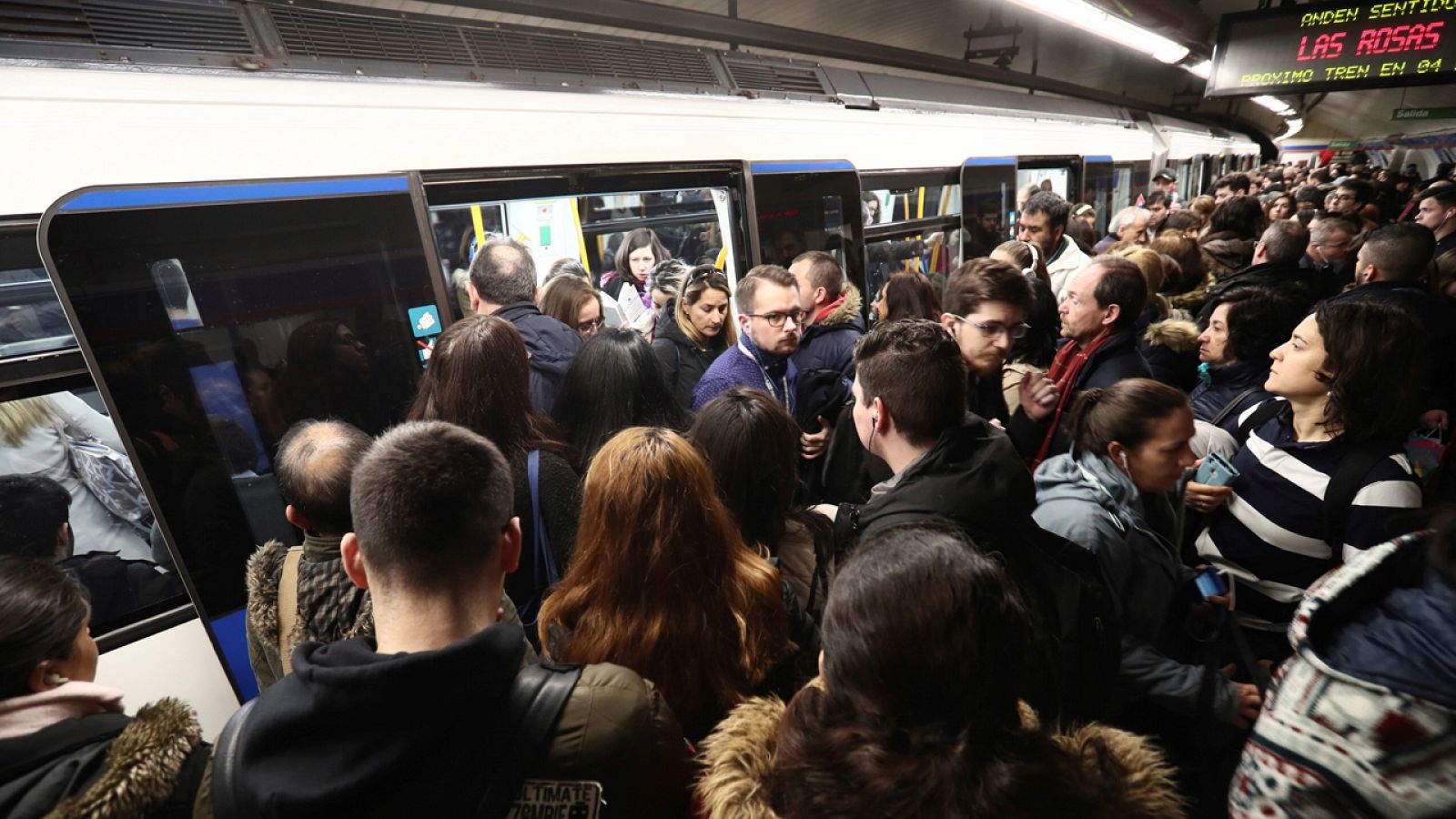 El Sindicato de Maquinistas de Metro de Madrid inicia hoy una huelga que afecta a todas las líneas