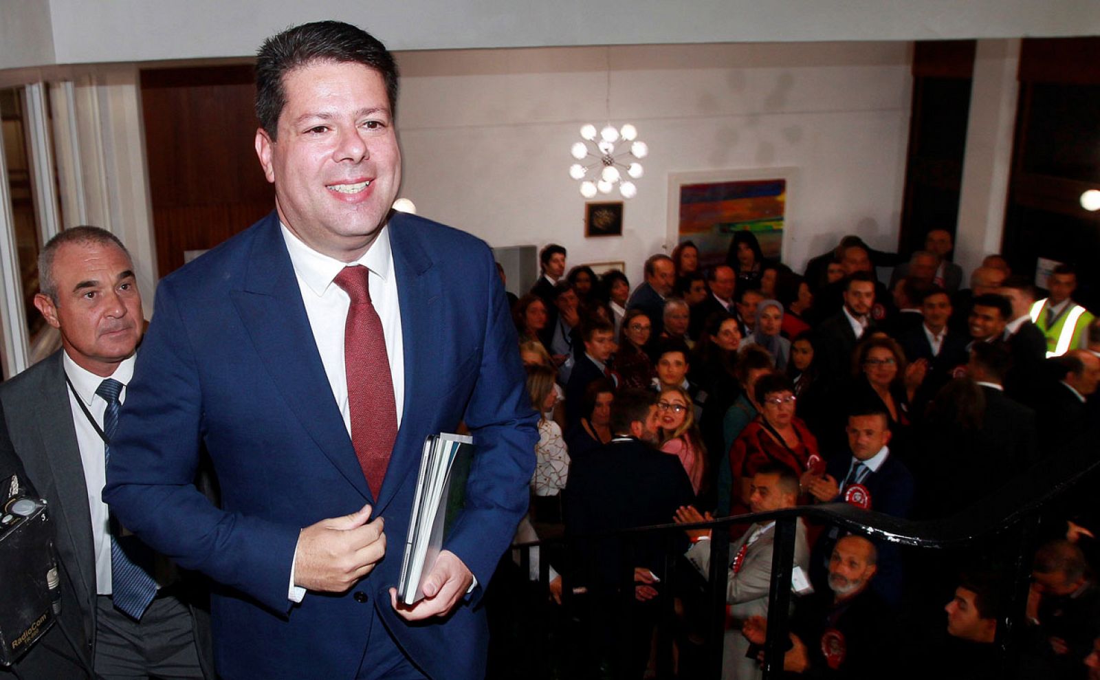 El líder socialista de la alianza GSLP/Liberales, Fabian Picardo