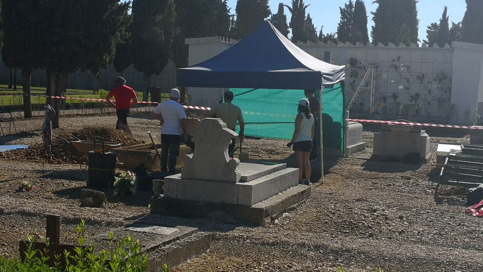 Exhumación de Genara Fernández